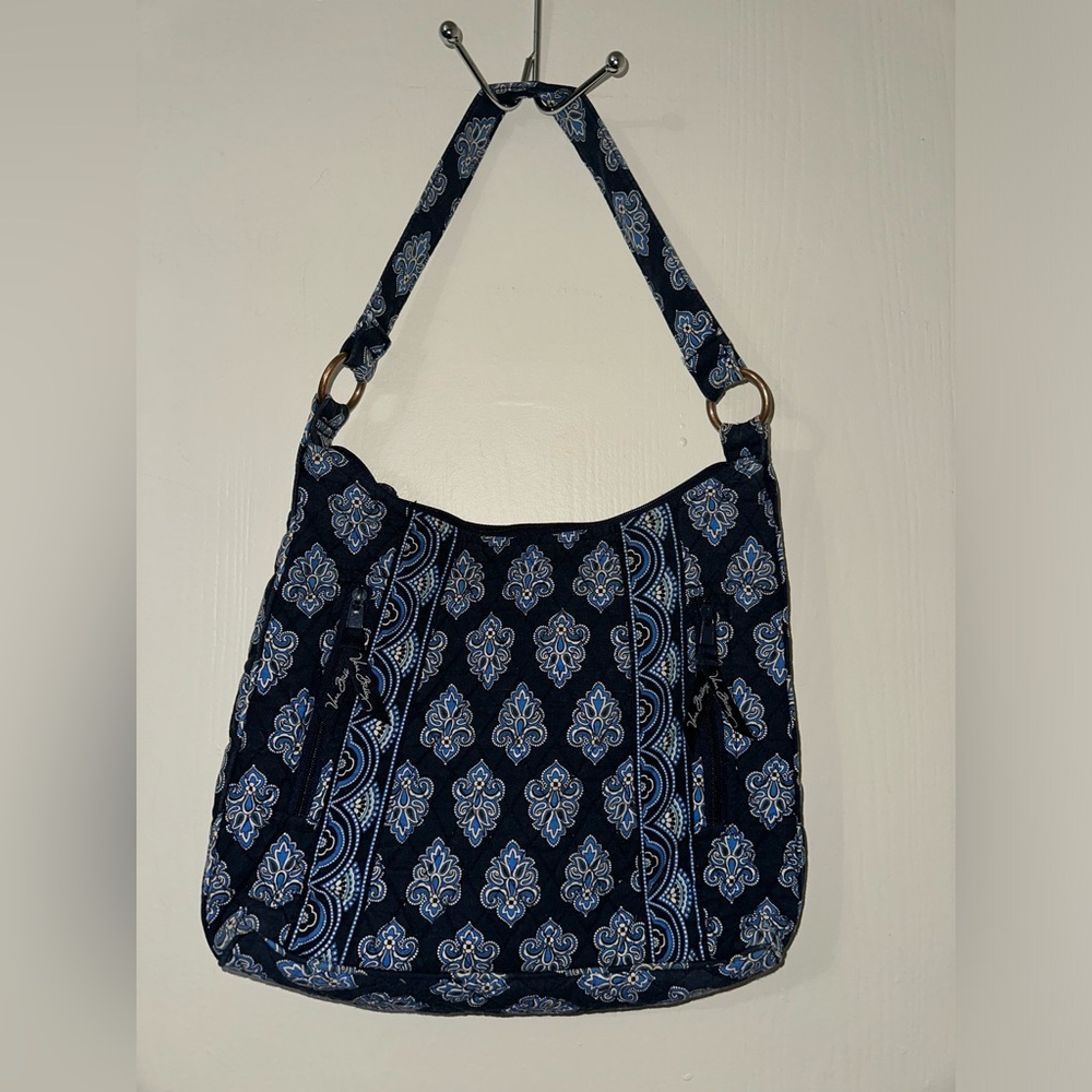 Vera Bradley Blue Patterned Women's Bag 13 x 10 - Picture 2 of 5